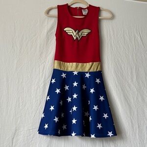DC Comics Wonder Woman Kids Costume - Red, Blue, and Gold